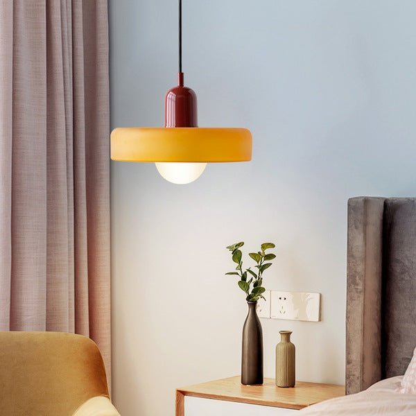 Casa Lumière Bauhaus hanglamp- Gekleurd Glas met Modern Design