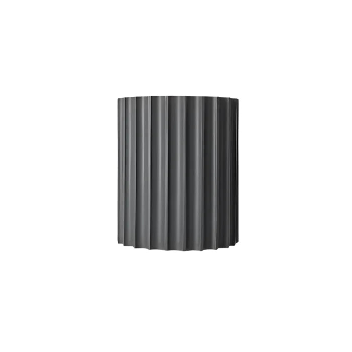 Casa Lumière Minimalistische Resin Wandlamp - Geribbelde Cilindervorm Up & Down Lamp