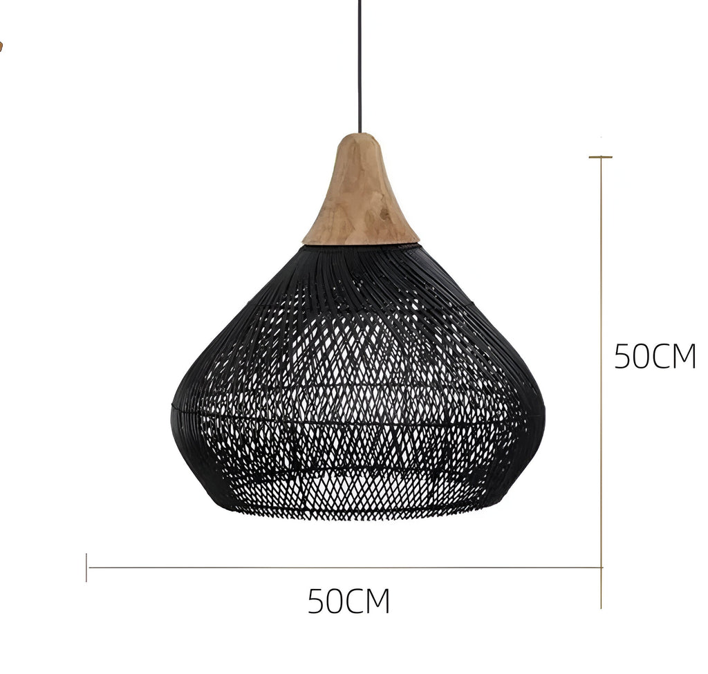 Casa Lumière Rotan Hanglamp in Boho Stijl - Warme Sfeerverlichting