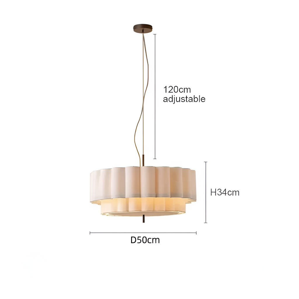 Casa Lumière Boho Ripple Hanglamp – Zacht Design Sfeerverlichting