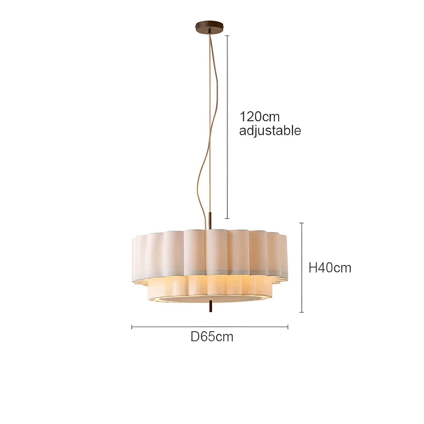 Casa Lumière Boho Ripple Hanglamp – Zacht Design Sfeerverlichting