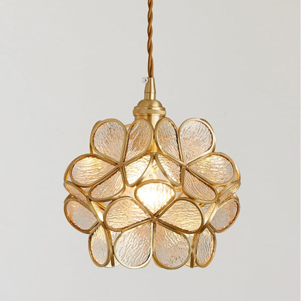 Casa Lumière Flower Hanglamp - Bloemvorm Glas & Warm Elegant Licht
