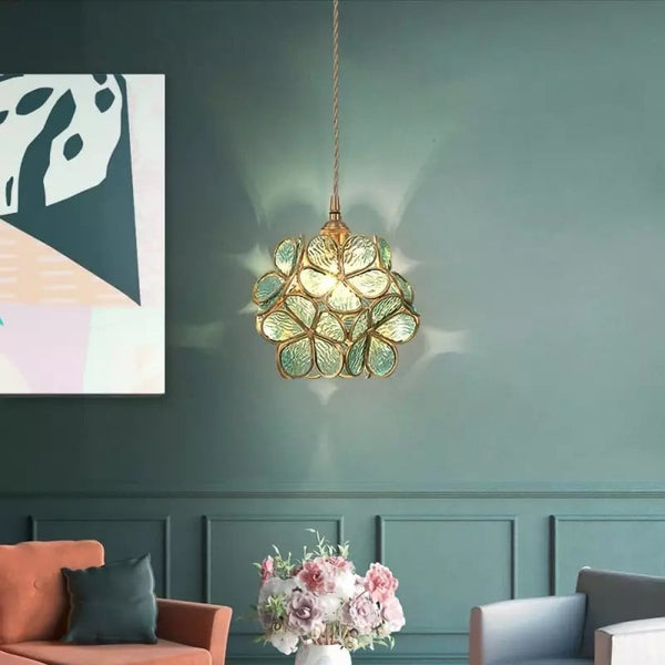 Casa Lumière Flower Hanglamp - Bloemvorm Glas & Warm Elegant Licht
