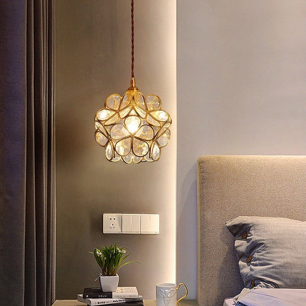 Casa Lumière Flower Hanglamp - Bloemvorm Glas & Warm Elegant Licht