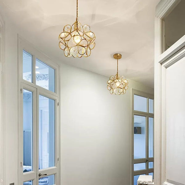Casa Lumière Flower Hanglamp - Bloemvorm Glas & Warm Elegant Licht