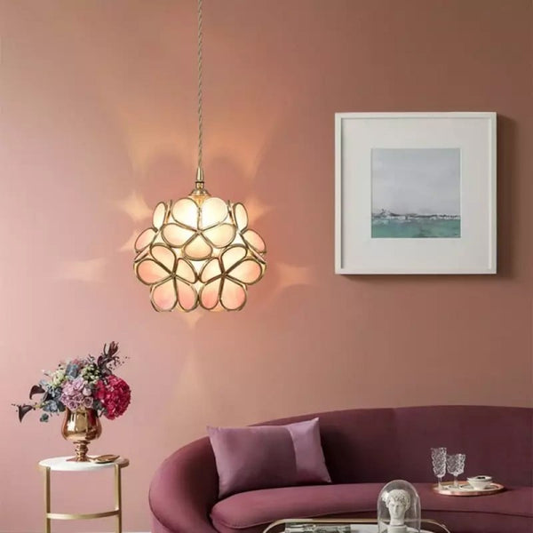 Casa Lumière Flower Hanglamp - Bloemvorm Glas & Warm Elegant Licht