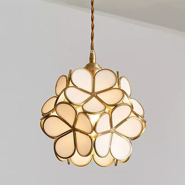 Casa Lumière Flower Hanglamp - Bloemvorm Glas & Warm Elegant Licht