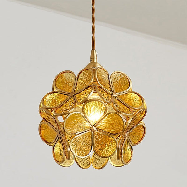 Casa Lumière Flower Hanglamp - Bloemvorm Glas & Warm Elegant Licht