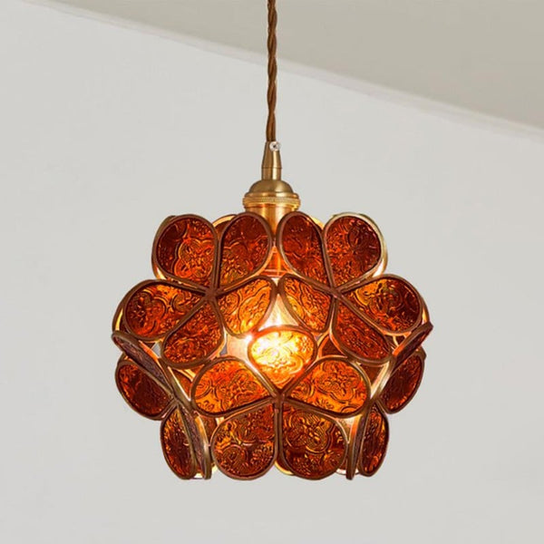 Casa Lumière Flower Hanglamp - Bloemvorm Glas & Warm Elegant Licht
