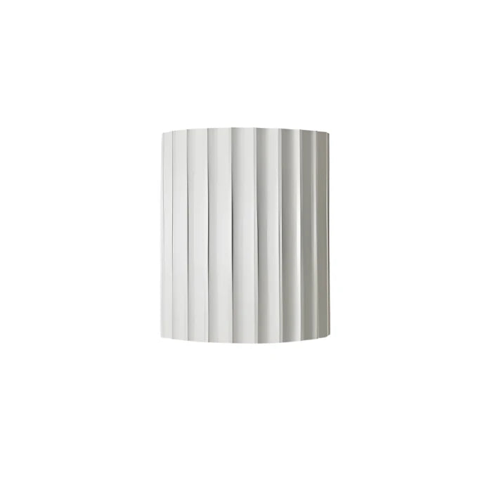 Casa Lumière Minimalistische Resin Wandlamp - Geribbelde Cilindervorm Up & Down Lamp