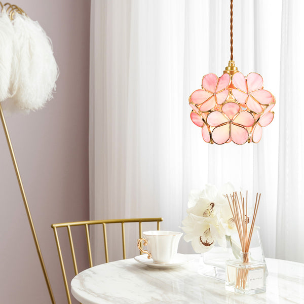 Casa Lumière Flower Hanglamp - Bloemvorm Glas & Warm Elegant Licht