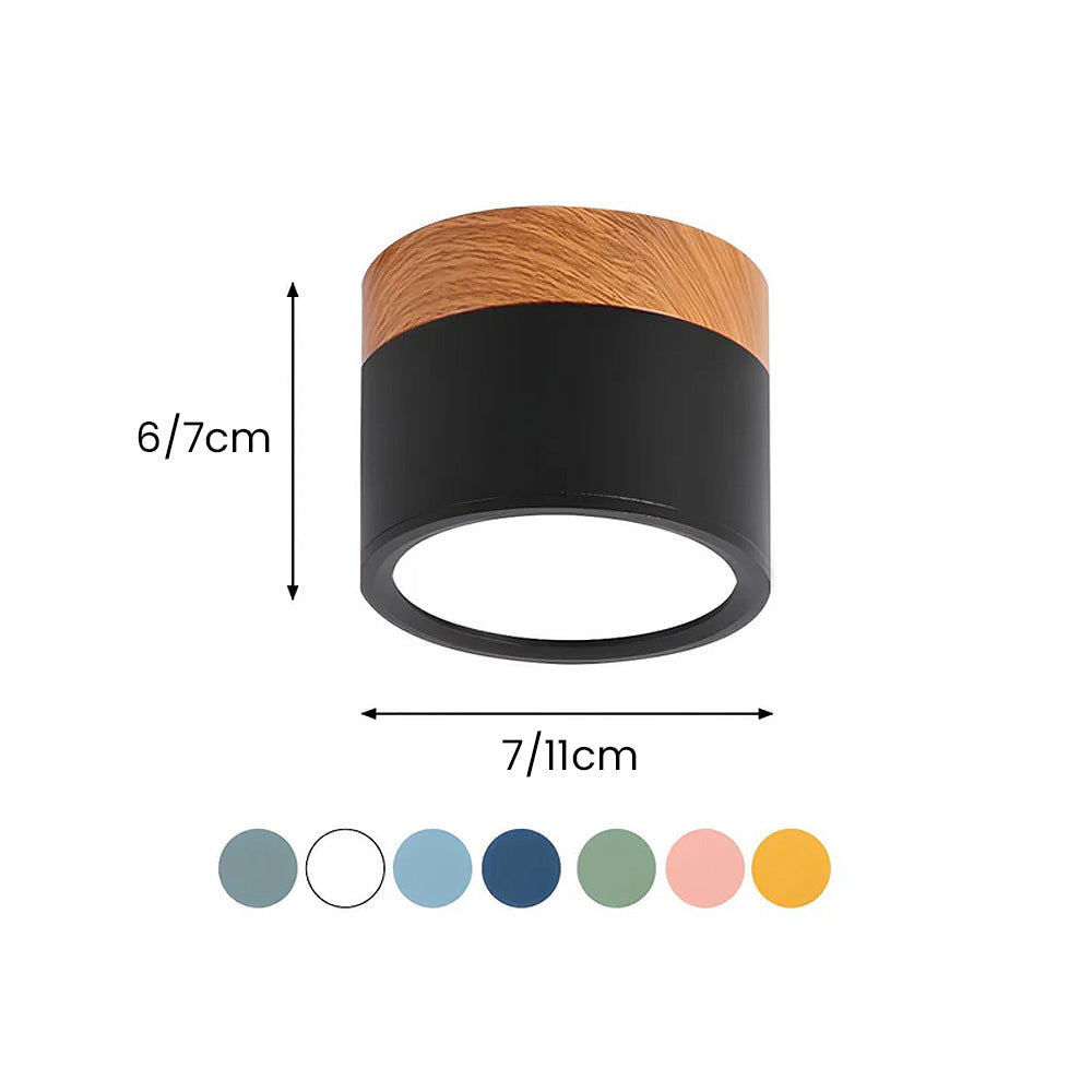 Casa Lumière Plafondlamp met Cilinderdesign - Helder Functioneel Licht
