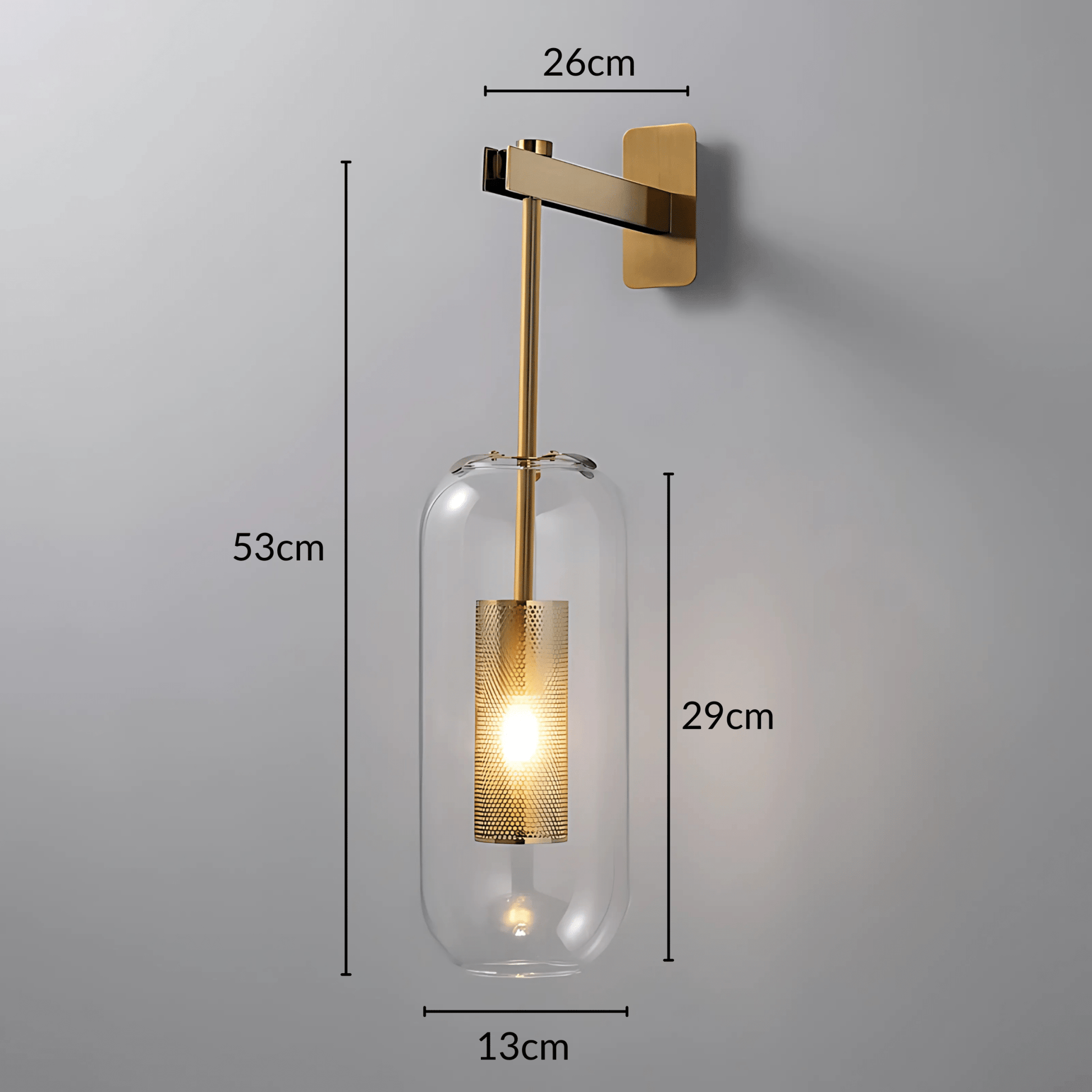Casa Lumière Moderne Wandlamp - Loft Design Wandverlichting