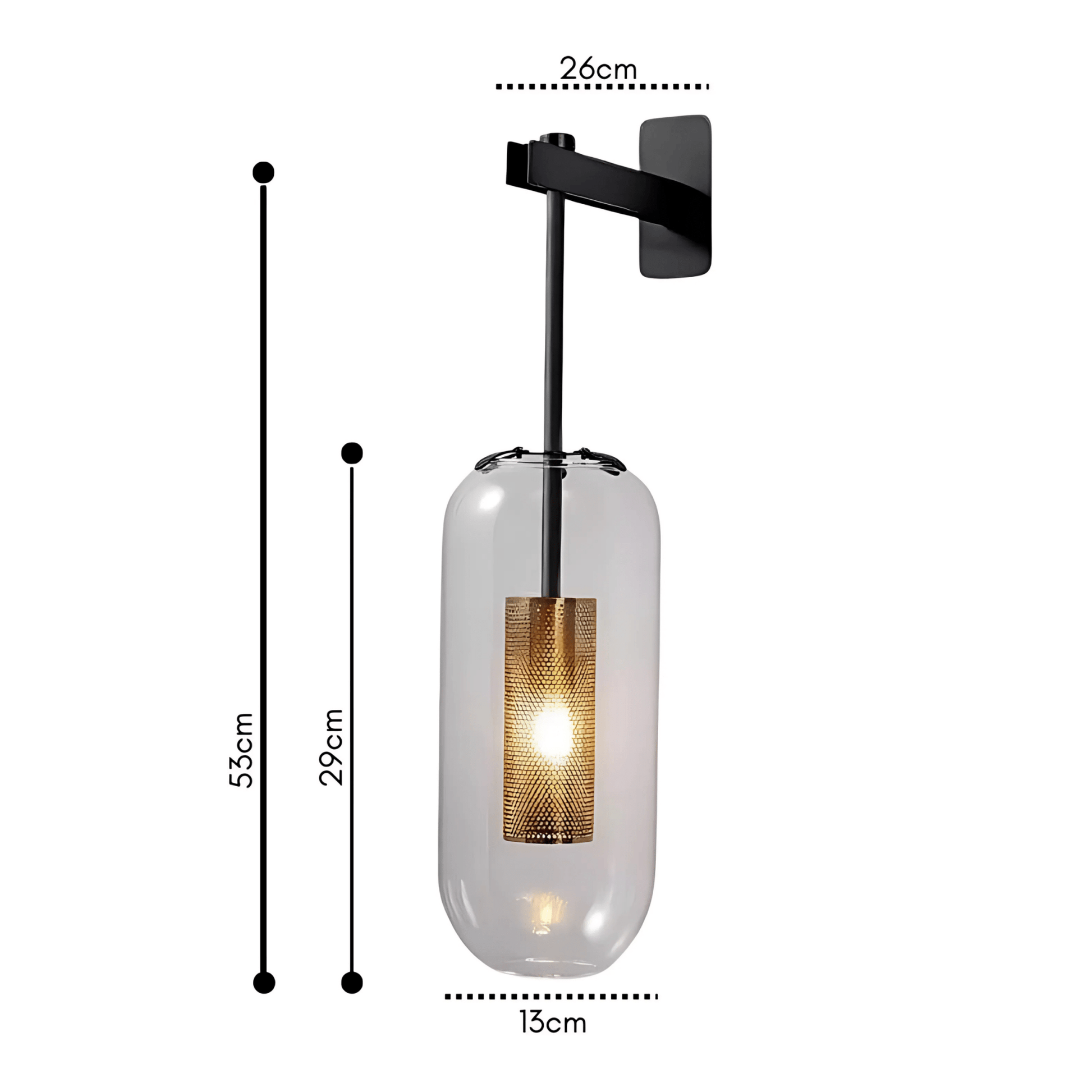 Casa Lumière Moderne Wandlamp - Loft Design Wandverlichting