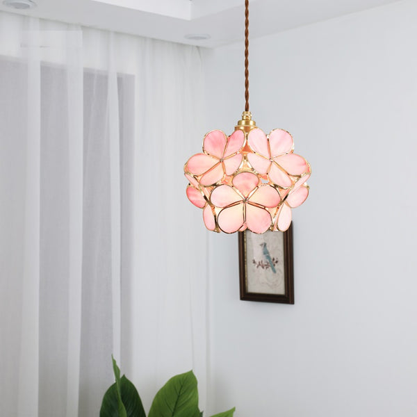 Casa Lumière Flower Hanglamp - Bloemvorm Glas & Warm Elegant Licht