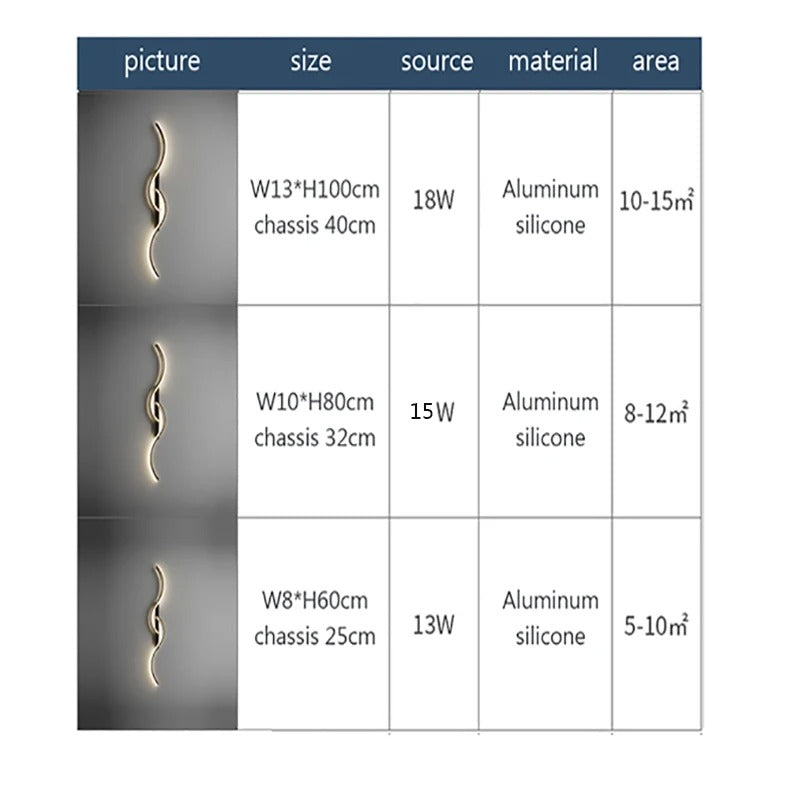 Casa Lumière Moderne LED Wandlamp met Dimming en Kleurinstelling