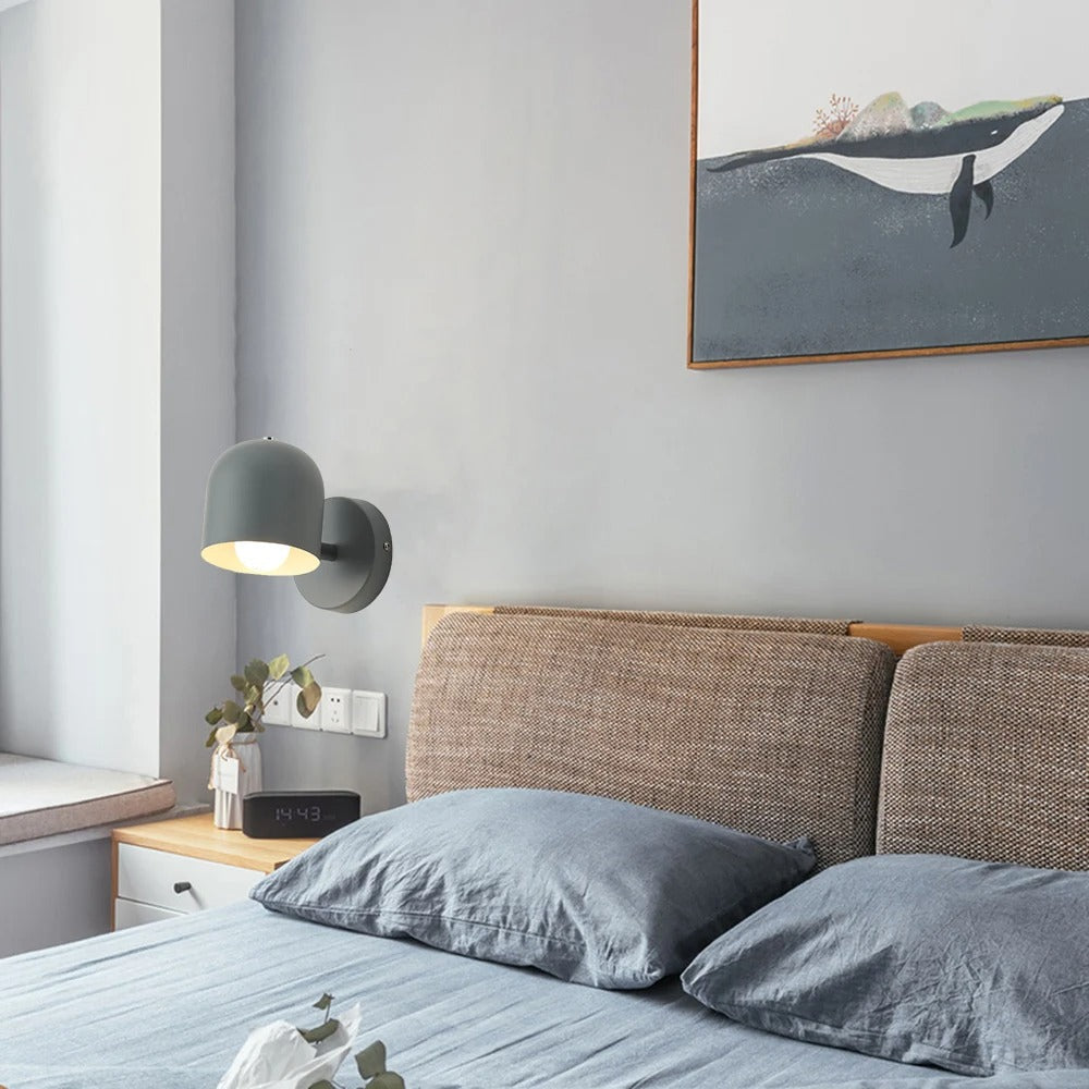 Casa Lumière Minimalistische Wandlamp - Ronde Kap voor Slaapkamer