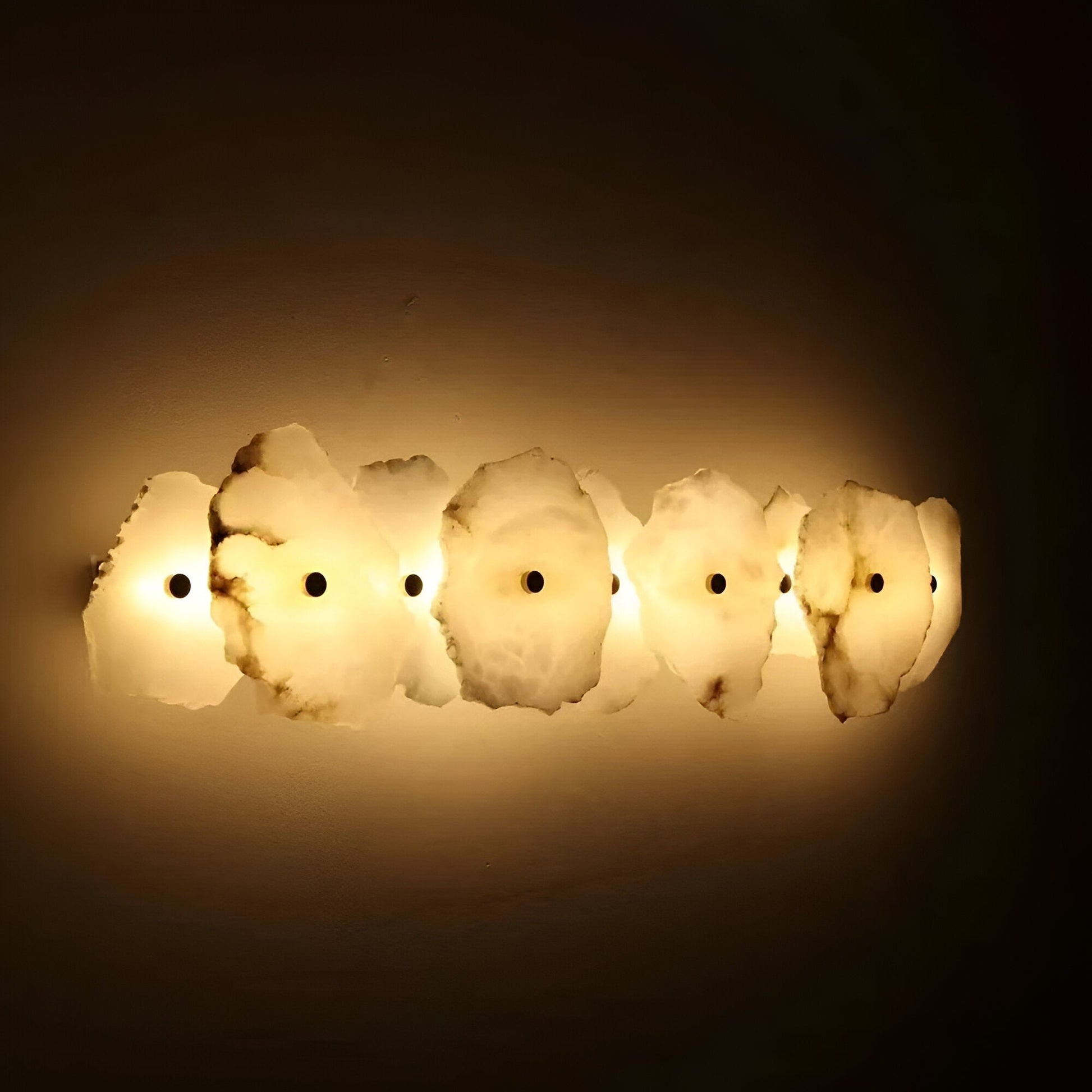 Casa Lumière Organische Marmeren Wandlamp - Zachte Lichtgloed Design Verlichting