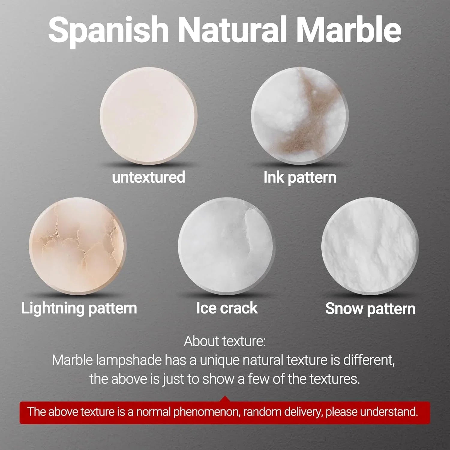 Casa Lumière Ronde Alabaster Wandlamp van Marmer - Sfeerverlichting met Warm Diffuus Licht